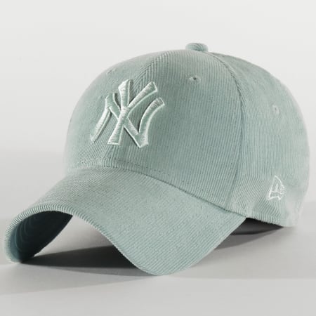 New Era - Casquette Femme 9Forty Pastel Corduroy 12285201 New York Yankees Turquoise