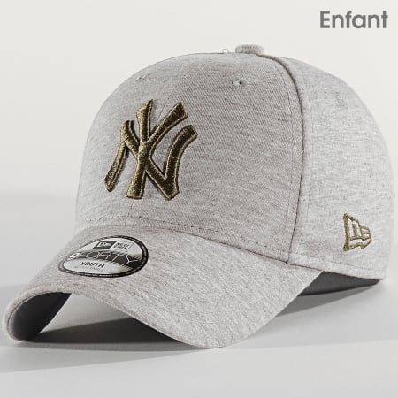 New Era - Casquette Enfant 9Forty Jersey Essential 12301155 New York Yankees Gris Chiné