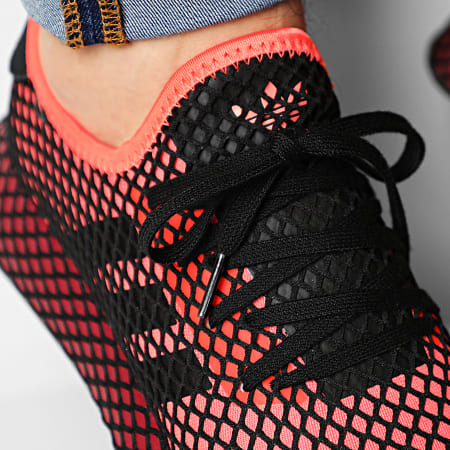 Adidas Originals - Baskets Deerupt Runner EE5661 Solar Red Core Black Burgundy
