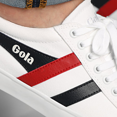 Gola - Sneakers Varsity CMA331 Bianco Navy Rosso