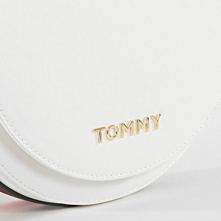 Tommy Hilfiger - Sac A Main Femme Staple Saddle 8226 Blanc