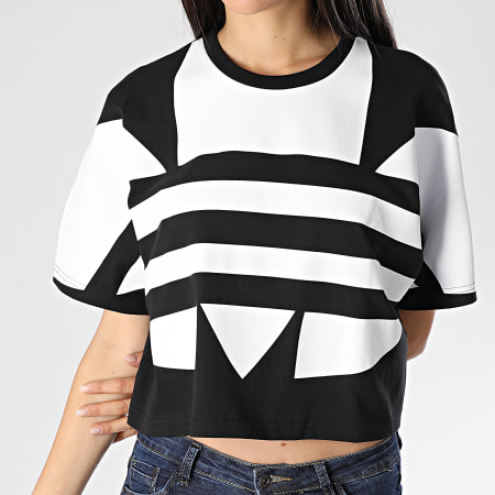 Adidas Originals - Tee Shirt Femme Large Logo FM2562 Noir