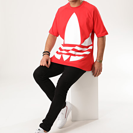 Adidas Originals - Tee Shirt Big Trefoil FM9906 Rouge