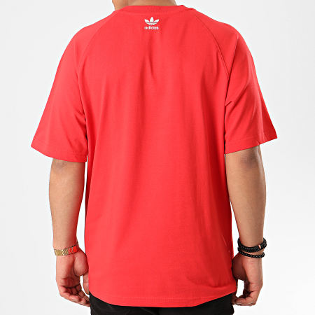 Adidas Originals - Tee Shirt Big Trefoil FM9906 Rouge
