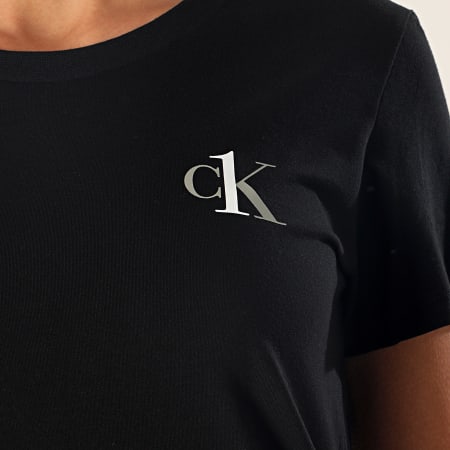 Calvin Klein - Robe Tee Shirt QS6358E Noir