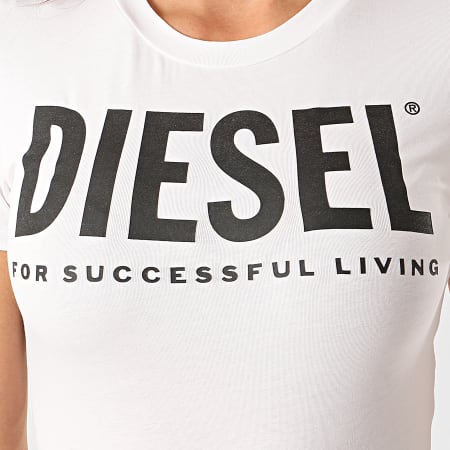 Diesel - Body Tee Shirt Femme 00SHMI-0WAWG Blanc