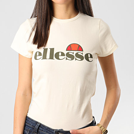 Ellesse - Tee Shirt Slim Femme Clarice SGE08464 Beige
