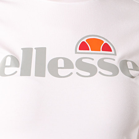 Ellesse - Tee Shirt Slim Femme Barletta 2 SRE08171 Blanc Réfléchissant