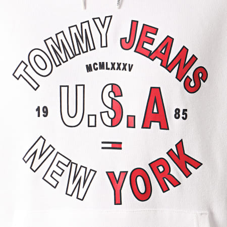 Tommy Jeans - Sweat Capuche Arched Graphic 7885 Blanc
