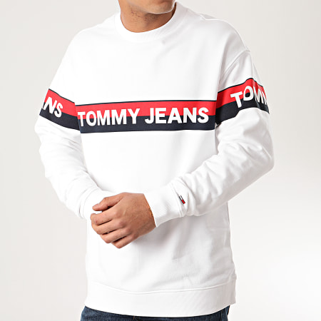 Tommy Jeans - Sweat Crewneck Band Logo 7894 Blanc