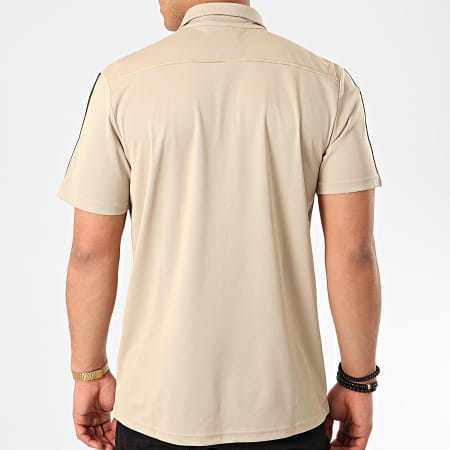 Adidas Performance - Polo Manches Courtes A Bandes Real Madrid EI7471 Beige