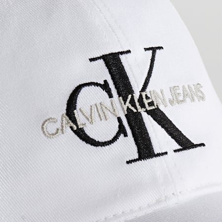 Calvin Klein - Casquette CKJ Monogram 5618 Blanc