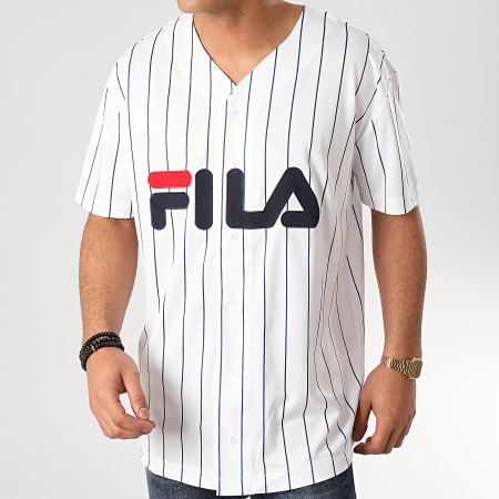 Fila - Tee Shirt De Baseball Dawn 681272 Blanc