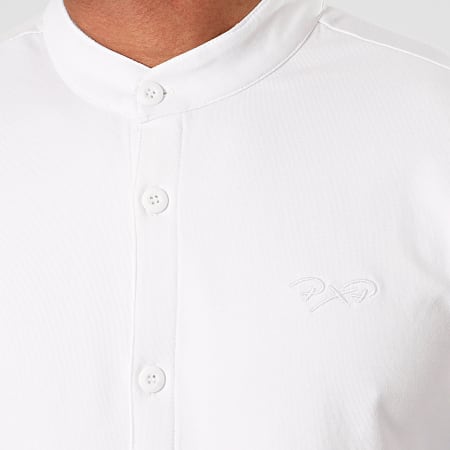 Project X Paris - Tee Shirt Boutonné Manches Longues 2020060 Blanc