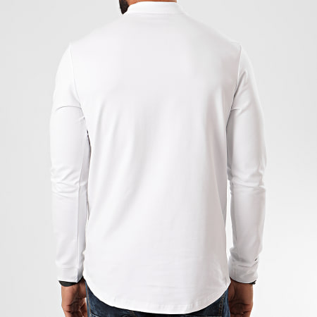 Project X Paris - Tee Shirt Boutonné Manches Longues 2020060 Blanc
