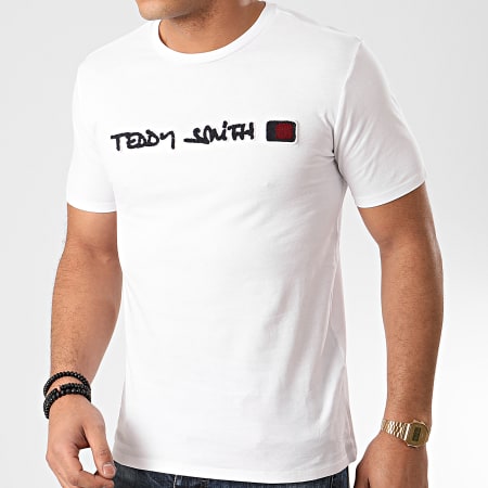 Teddy Smith - Tee Shirt Clap Blanc