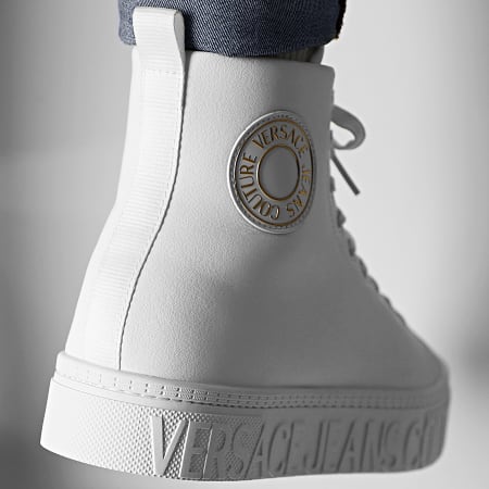 Versace Jeans Couture - Baskets Linea Fondo Brick E0YVBSD5 White