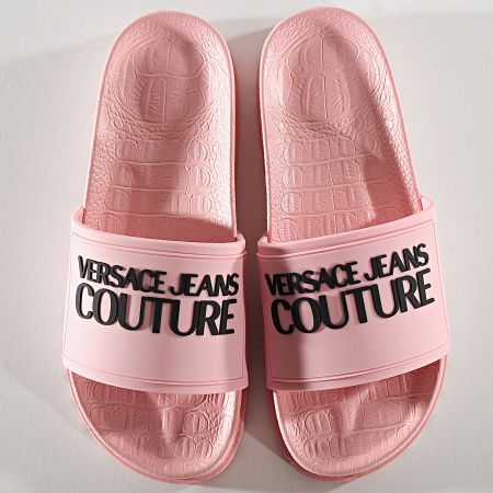 Versace Jeans Couture - Claquettes Femme Linea Fondo Slide E0VVBSQ2 Rose