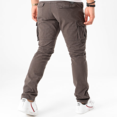 Indicode Jeans - Pantaloni cargo William grigio antracite