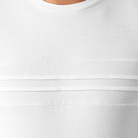 LBO - Tee Shirt Avec Empiecement 1031 Blanc