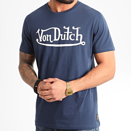 Von Dutch - Tee Shirt Best Bleu Marine