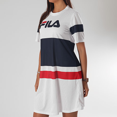 Fila - Robe Tee Shirt Femme Basanti 687498 Blanc
