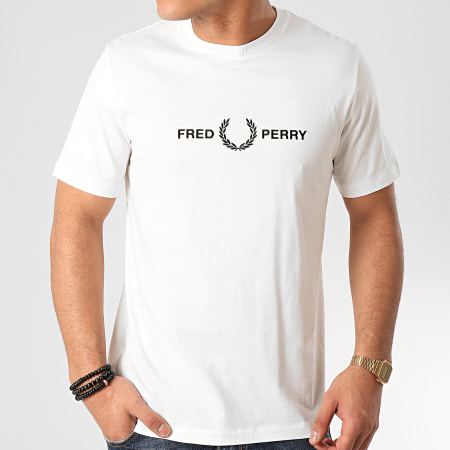 Fred Perry - Tee Shirt Graphic M7514 Ecru