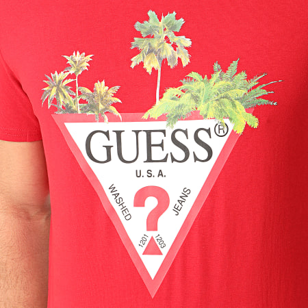 Guess - Tee Shirt M0GI76 Rouge
