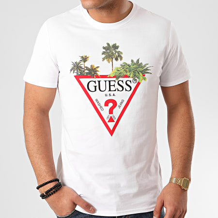 Guess - Tee Shirt M0GI76 Blanc
