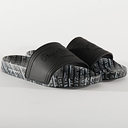 Pepe Jeans - Claquettes Slider All Over PMS70082 Black