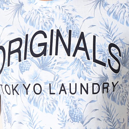 Tokyo Laundry - Tee Shirt Kahaluu Bleu Clair Floral