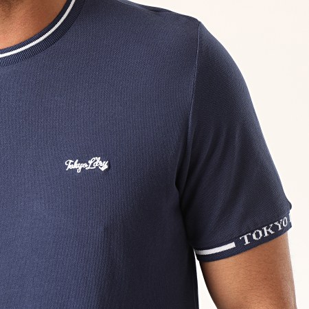 Tokyo Laundry - Tee Shirt Resin Bleu Marine