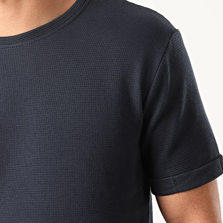 Aarhon - Tee Shirt Oversize 13813 Bleu Marine
