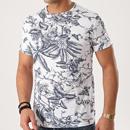 Aarhon - Tee Shirt 92319 Blanc Floral
