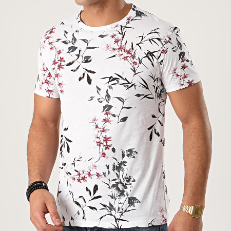 Aarhon - Tee Shirt 92320 Blanc Floral
