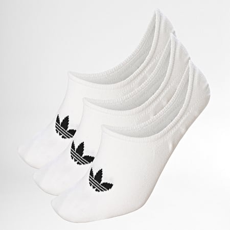 Adidas Originals - 3 paia di calzini bassi FM0676 Bianco