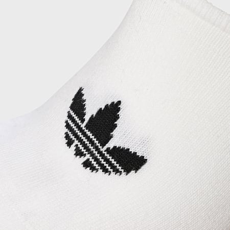 Adidas Originals - Lot De 3 Paires De Chaussettes Basses FM0676 Blanc
