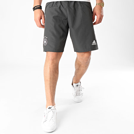 Adidas Sportswear - Short Jogging Allemagne Downtime FI0769 Noir