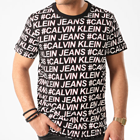 Calvin Klein - Tee Shirt Logo AOP 5010 Noir
