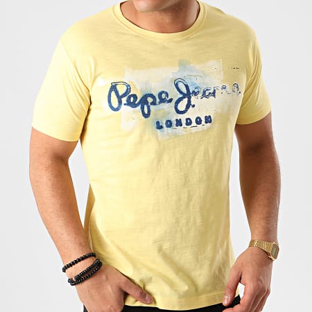 Pepe Jeans - Tee Shirt Golders PM503213 Jaune