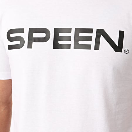 Speen - Tee Shirt Typo Blanc