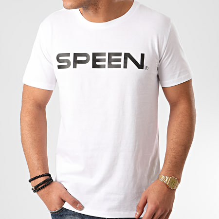 Speen - Tee Shirt Typo Blanc
