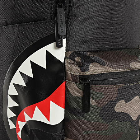 Sprayground - Sac A Dos Camo Side Shark Double Cargo Camouflage Noir