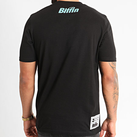 Biffin - Tee Shirt Noir Argenté