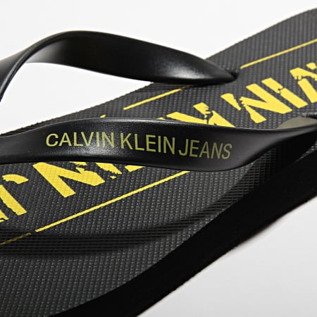 Calvin Klein - Tongs Edmur B4S0677 Black Blazing Yellow