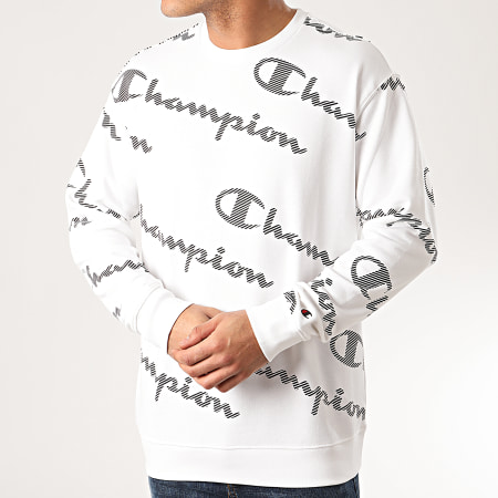 Champion - Sweat Crewneck 214161 Blanc