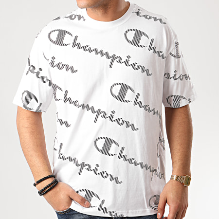 Champion - Tee Shirt 214164 Blanc