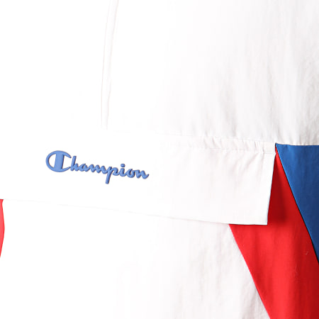 Champion - Veste Outdoor 214240 Blanc Bleu Roi