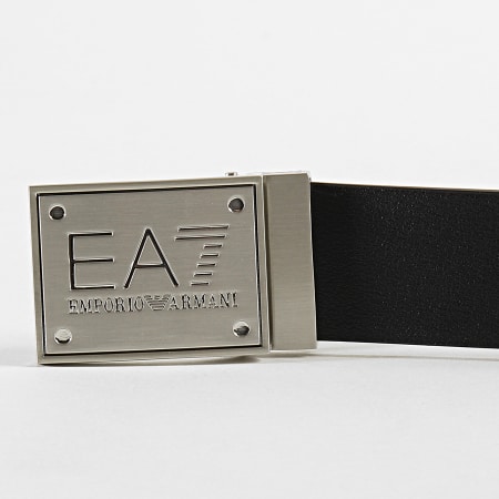 EA7 Emporio Armani - Ceinture Réversible Train Core ID 245524-8A693 Noir Vert Kaki