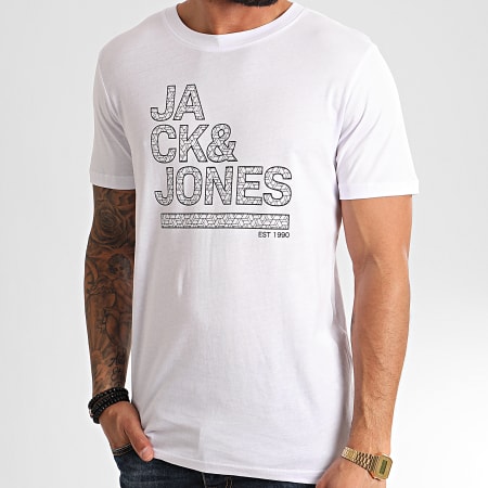 Jack And Jones - Tee Shirt Complete Blanc